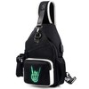 Junlion Sling Bag, Crossbody Shoulder Bag for Mens Women Multipurpose