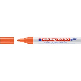 Edding Pack of 5 8750 Markers Special for Industrial Orange 2-4mm