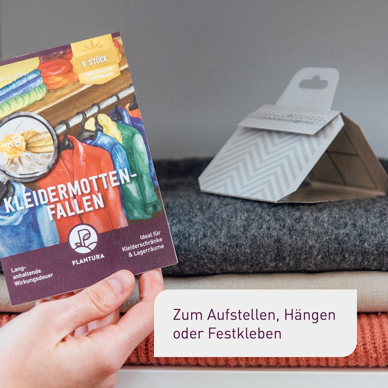 Plantura 6 x Clothes Moth Traps Odourless Pheromone Traps Supplements