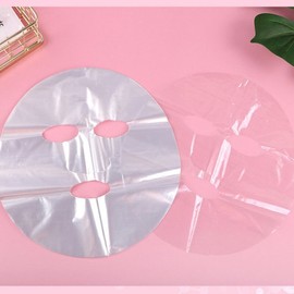 Loving Lab 100 Disposable Vinyl Moisturizing Face Mask Sheets / 일회용 비닐 보습팩 마스크 팩 페이스 시트 100매