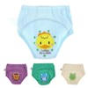4PCS Baby Cloth Cartoon Waterproof Diapers Nappies Toddler 4 Layers