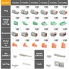 205 PCS Deutsch Connector Kit, DT 2 3 4 6