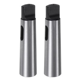 HARFINGTON 2PCS Morse Taper Adapter MT3-MT1 Accuracy 0.02mm High-Carbon Steel Drill Sleeve Reducing Morse Taper Center Sleeve Reducing Drill Chuck Sleeve for Lathe Milling Part