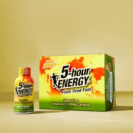 Peach Mango Flavor Extra Strength 5-hour ENERGY Shots - Size: 12 Pack