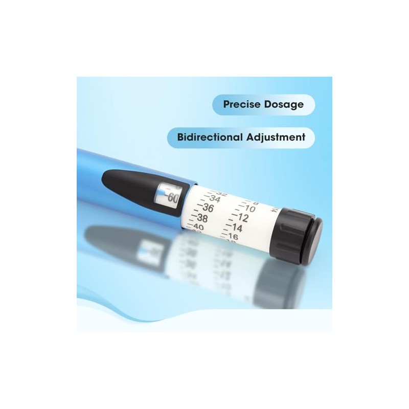60 Unit Reusable Research Pen Injector with Protect Case and