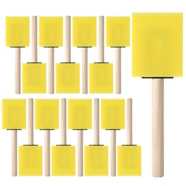 Bates- Foam Paint Brushes, 2", 16 Pack, Yellow Sponge Brushes for Painting, Sponge Paint Brush, Foam Brushes for Painting, Foam Brushes for Staining, Foam Brush, Foam Brushes for Mod Podge Brushes