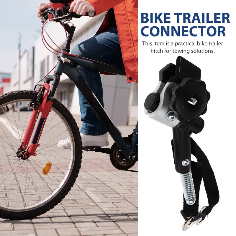 Veemoon Bicycle Trailer Adapter, Universal Bicycle Trailer Coupler, Steel Bicycle