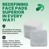 Essential Glow XL Face Pads, Organic, 100% Biobased, Triple Layered,