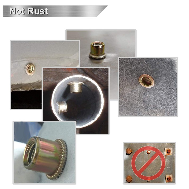 Rivet Nuts-157pcs Nutsert Kit Rivnuts Nut Sert Kits,Nutsert Assortment Carbon