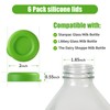 GAWBYET Silicone Milk Bottle Caps,48mm Diameter Glass Jug Replacement Lids