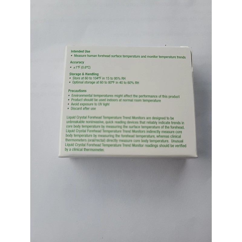 Fever Scan 100-Pieces FeverScan Disposable Forehead Temperature Thermometer P430