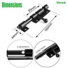 Litensh 160 Lockable Door Bolt Bolt with Padlock Hole, 304