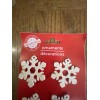 Christmas House Snowflake Ornaments