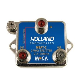 Holland Splitter, 2-Way, MoCa enabling, 2-2150Mhz, DirecTV Approved