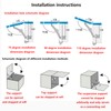 Hydraulic Randomly Stop Hinges Kitchen Cabinet Door Adjustable Polish Hinge