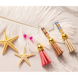 Eye Pins for Jewelry Making - 1200-Piece Jewelry Eye Pins, 20-Gauge Jewelry Findings Eye Pins DIY Jewelry Making Supplies, 8 Different Lengths, 150 of Each, 0.63-1.97 Inches, 0.09 Inch Hoop