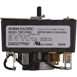 234D2377P001 Genuine OEM Replacement Dryer Timer TMD1GM29