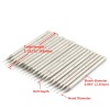 JINGLING 60Pcs 0.4-1.5mm Diamond Drill Bits Set Drilling Jewelry Lapidary