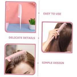 Beavorty 4pcs Foldable Rat Tail Combs Pocket Hair Styling Comb for Quick Touch-ups Fine Teeth Design for Smooth Gliding Portable Travel Hair Tool for