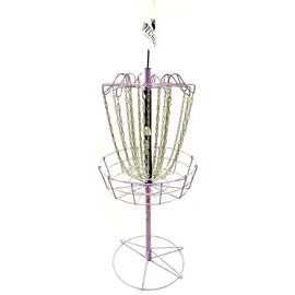 Byrdy Cage 2-in-1 Adjustable Disc Golf Basket - Standard to Skinny Target (Lavender)