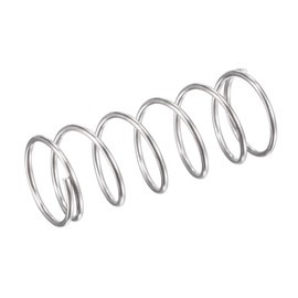 TOP-VIGOR 5Pcs Compression Spring, 16mm OD,1.2mm Wire Size,35mm Free Length Dual Extended Durable Dual Hook Tension Spring for Furniture Screen Doors Repair Projects