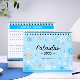 2025 Desk Calendar - Desk Calendar 2025, Jan. 2025 - Dec. 2025, Standing Flip 2025 Desktop Calendar, 9.8" x 8.3", 2025 Desk Calendar with Julian Date