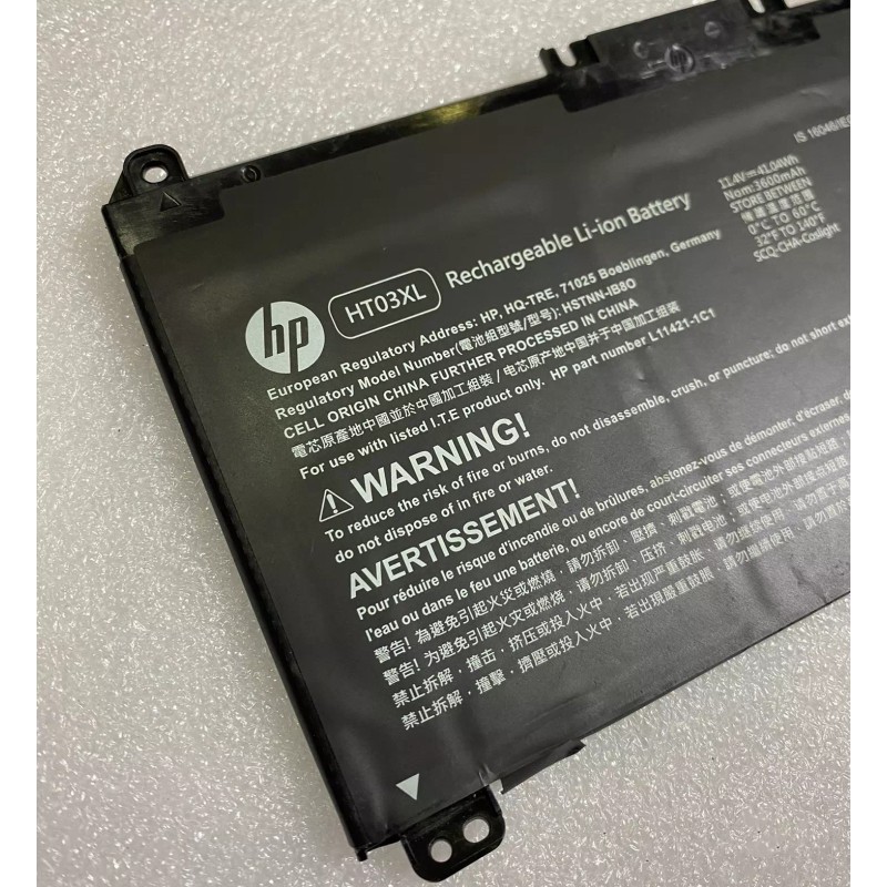 HP Genuine OEM HT03XL Battery for HP Pavilion L11421-2C2 L11119-855