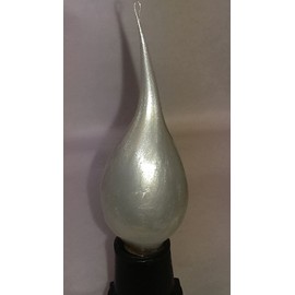 On The Bright Side Primitive Silicone Dipped 5 Watt Light Bulb - Pack of 6 - Silver