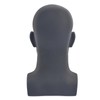 MIAOMANZI PVC Mannequin Head Black Male Manikin Dummy Stand Model