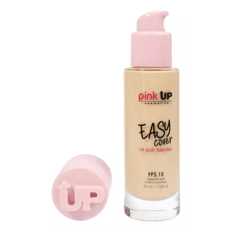 Pink Up Polvo Mate Hd + Maquillaje Líquido Easy Cover