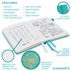 Scandinote A5 Bullet Dotted Journal - Teal, 208 Pages, 120gsm
