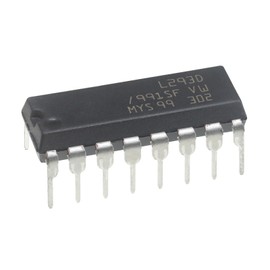 ALLECIN L293 L293D Stepper Push-Pull Motor Driver Controllers IC 16-Pin DIP-16 4.5V-36V (Pack of 10pcs)