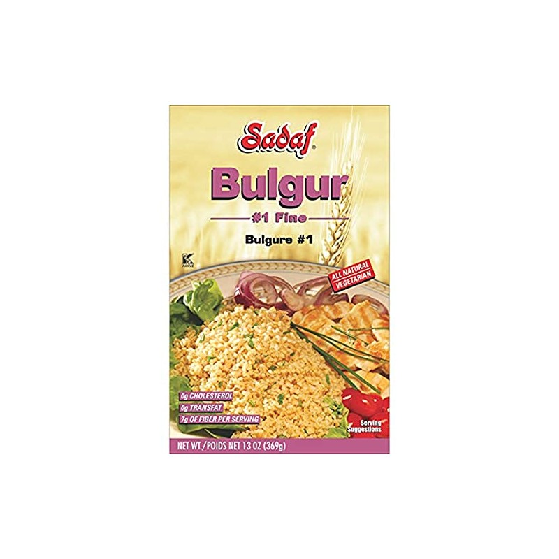 Sadaf Bulgur #1 Fine - Bulgur Wheat for Cooking -