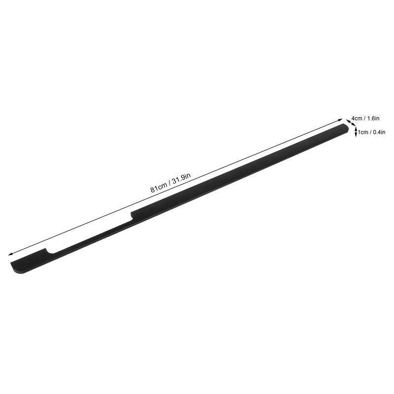 Black Extended Cabinet Door Drawer Handle Pull Modern Simple Furniture