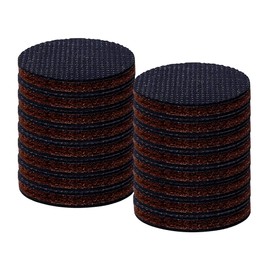 Furniture Protection Pad, Natural Rubber Scratchproof and Soundproofing Round Felt Pads, Anti-Slip Rubber Pads (1.5 inches (3.8 cm) / 16 Pcs/Round Shape