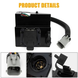 ‎2C3Z-13A576-DA Trailer Tow Wiring Harness Plug 4 & 7 Pin for 2002-2004 F250 F350 Super Duty
