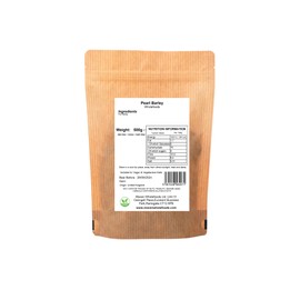 Maven Wholefoods Pearl Barley 500g | GMO Free | Vegan | Natural | Source of Protien | High Fibre | No Chemicals | High Plant Protein and Fibre | 100% Whole Grain (500g)