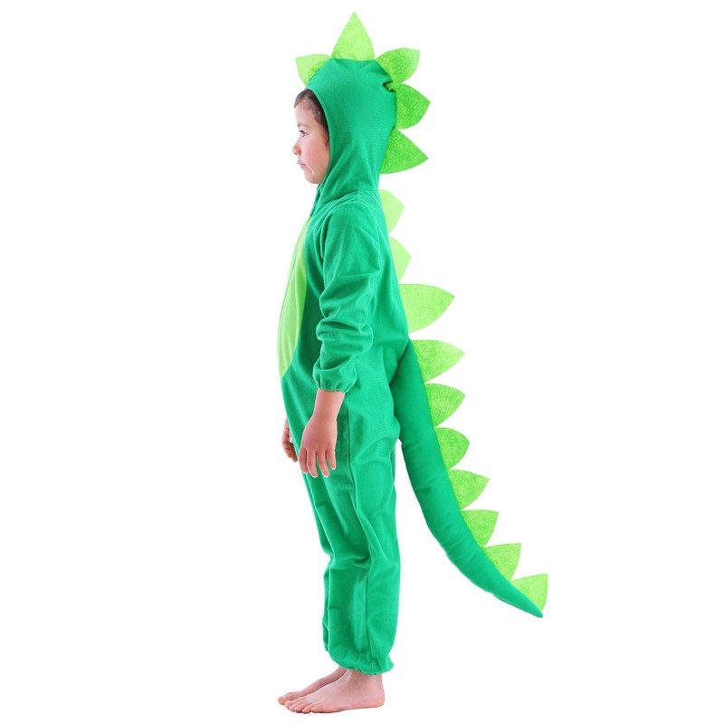 Party City Dinosaur Fighter Cosplay Costume For Kids, Green