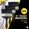 3pk SOL 5 Inch Paint Brush - Fence Paint Brush