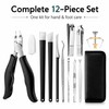 12-Piece Ingrown Nail Care Kit for Home Grooming – Precision