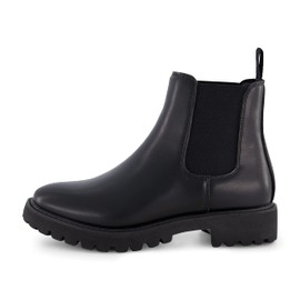 Dunes Women's Dalya chelsea boot +Memory Foam, Black, 6