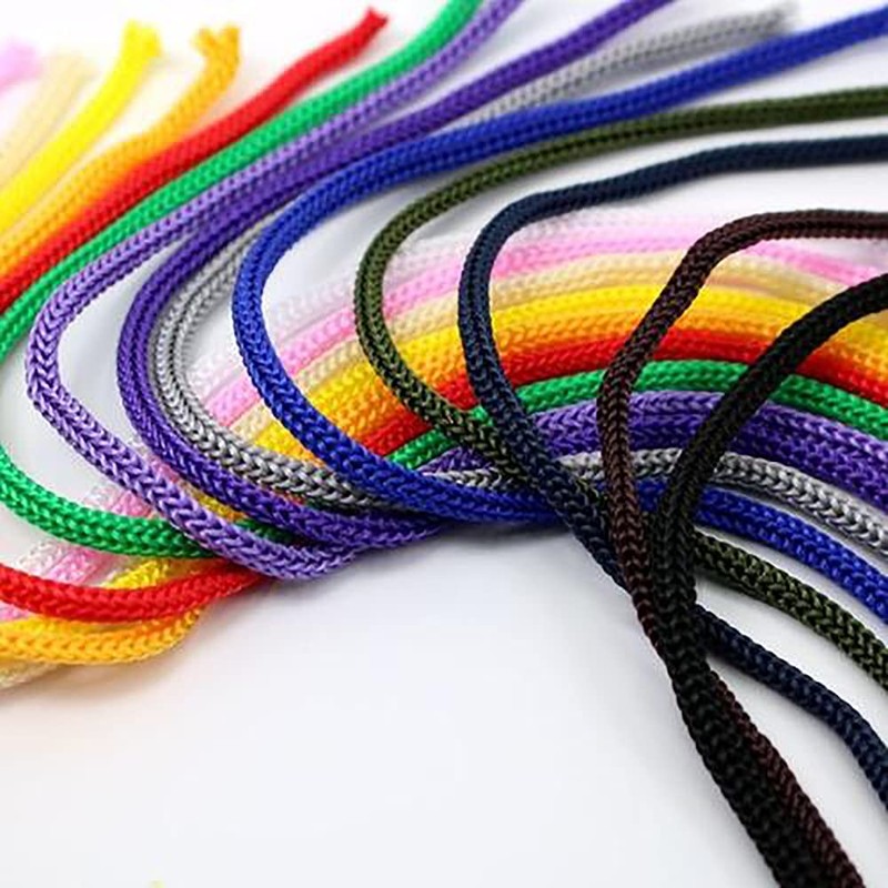 IHKFILAN Polypropylene Utility Rope Drawstring Hollow Braided PP Rope Barrier