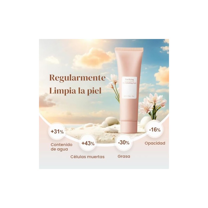 Gel Exfoliante Purificante para Limpieza Facial(1pc)