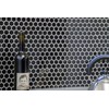 Mosaic Hexagon Plain Black Glossy Ceramic Mosaic, Mosaic Stone, Size: