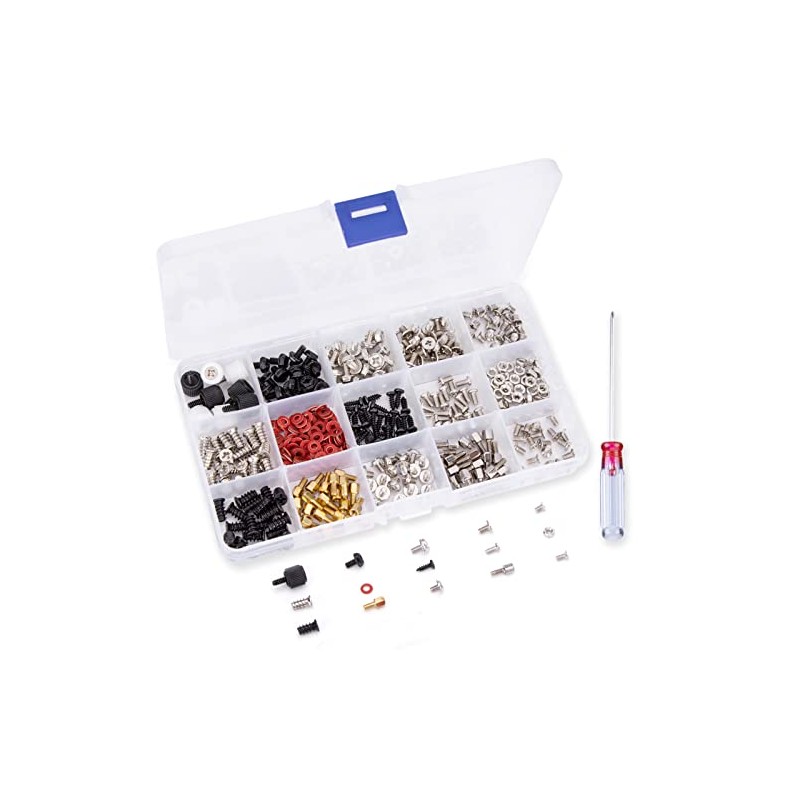 345 Pieces Basic Computer Screw Set, Accesorios Básicos para Ordenador