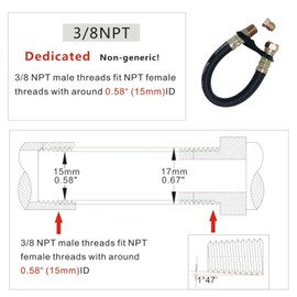 Genuine Briggs and Stratton 1723165SM Oil Drain Hose(1pc)