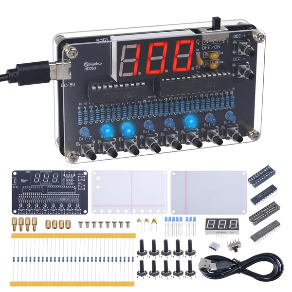 BANRIA DIY Soldering Project Kit, Binary to Decimal Conversion Soldering