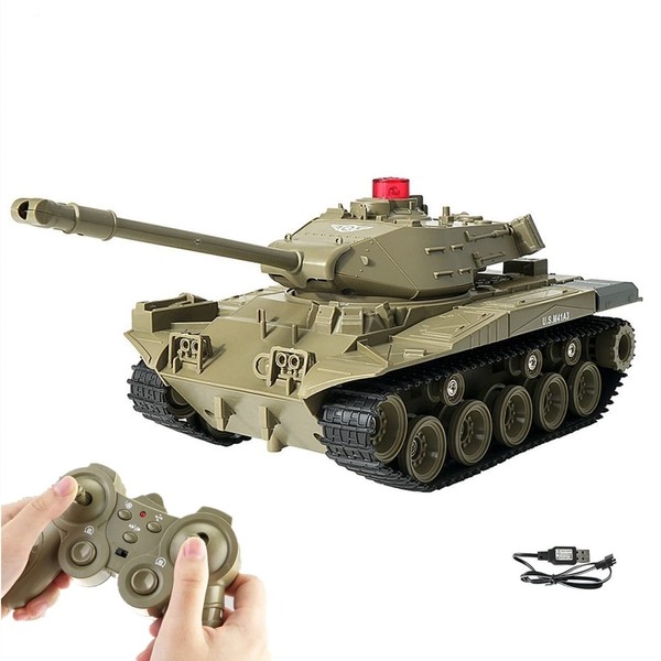 WEECOC RC Tank Military Truck Vehicles RC Car 2.4Ghz Radio