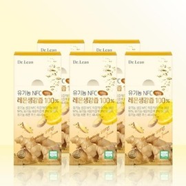 Dr.Lin Organic NFC Lemon Ginger Juice 100 15g x 14 packs x 5 iuy - Single / 닥터린 유기농 NFC 레몬생강즙 100 15g x 14포 x 5개  iuy - 단일