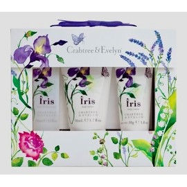 Crabtree & Evelyn Iris Gift Set Body Lotion Cream Bath Shower Gel 3-Piece ~ Rare